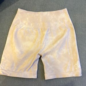 Darc Sport Seemless Everson Shorts Cream Marble Size Medium